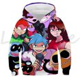 thumbnail image 3 of Nueva sudadera con capucha con estampado 3D Friday Night Funkin para niños, ropa para niños, sudadera de moda para niños, ropa de calle, juego de anime, camisetas de gran tamaño, 3 of 5