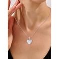 thumbnail image 3 of U7 Tree of Life Silver Plated Locket Necklace Heart Pendant Necklace Personalized Memorial Gift Christmas Gifts for Women Daughter Mother's Day Valentine, 3 of 8