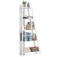 thumbnail image 1 of Gymax 5-Tier Modern Bookshelf Wooden Vertical Display Book Shelf for Small Space White, 1 of 10