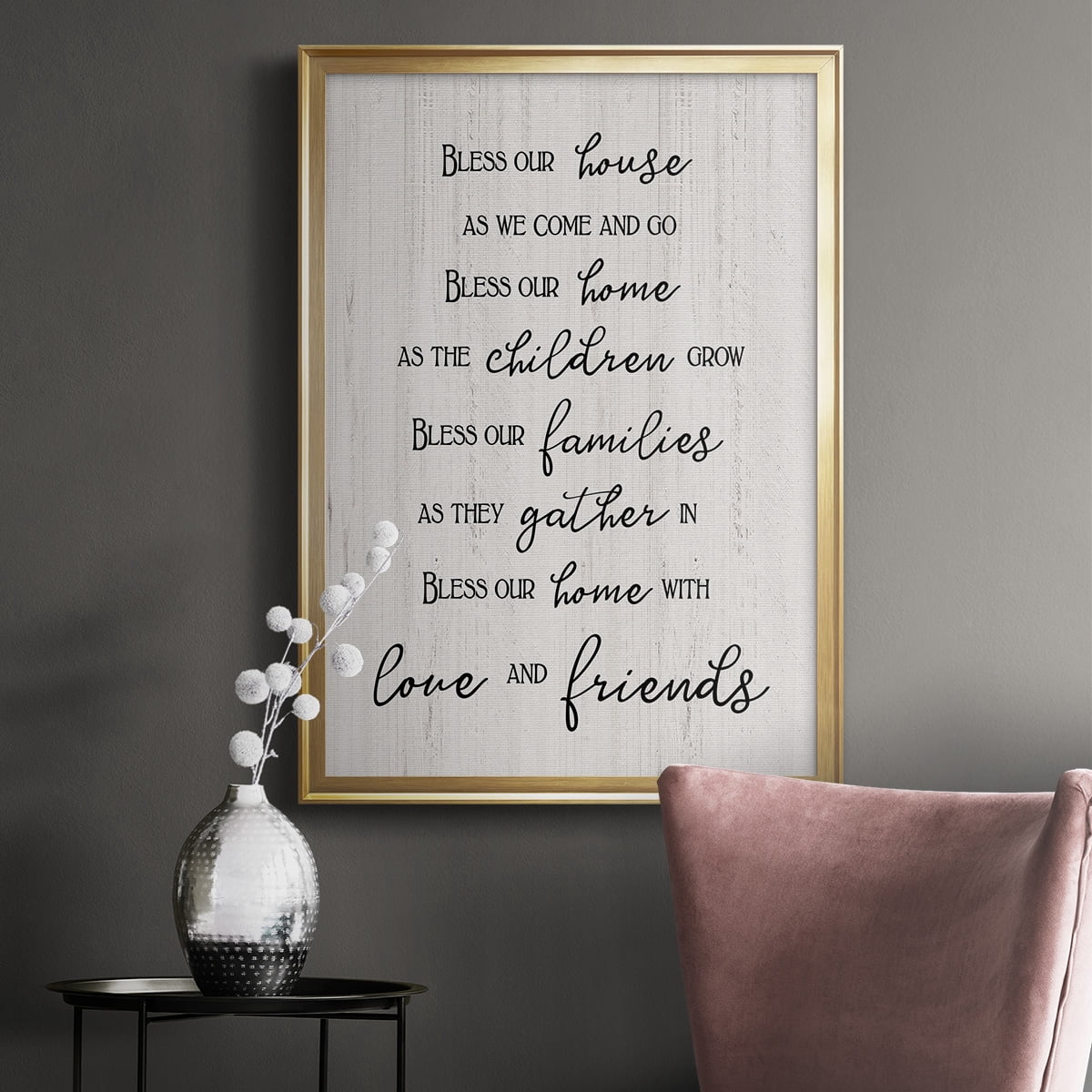 Love and Friends Premium Framed Print - Ready to Hang
