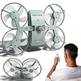 thumbnail image 1 of Drone LED Ceiling Fan Light – Modern Ceiling Fan With Light E27 Screw In Socket 3 Color Quiet Saving Ceiling Light With Fan For Bedroom Small Rooms, 1 of 9