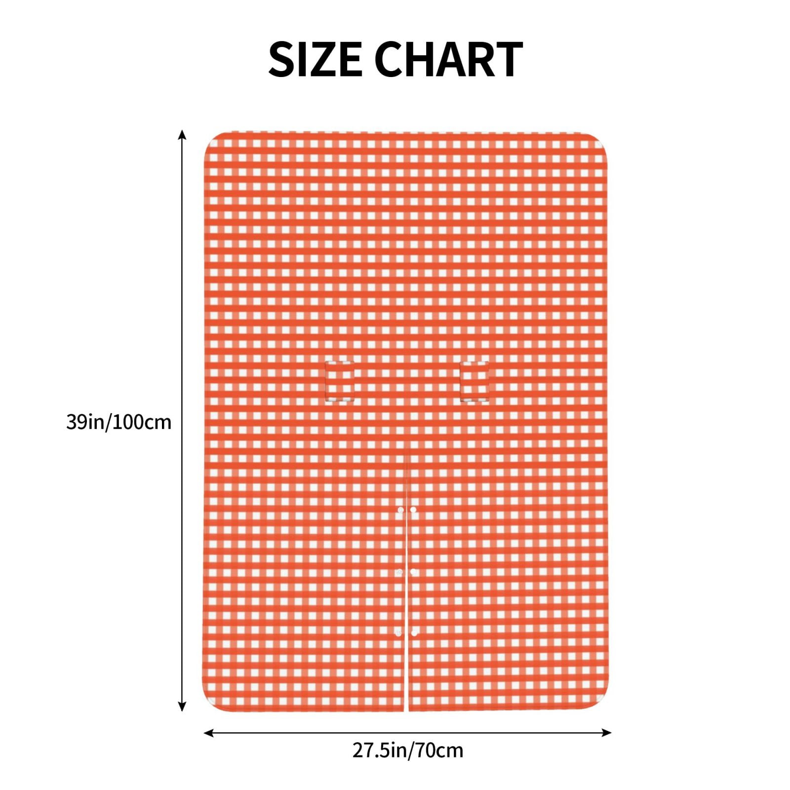 Car Seat Cover Baby - Orange Gingham Breathable Infant Car Seat Cover for Baby Carseat, Lightweight Comfort Baby Essentials Must Haves Newborn Stuff for Girl Boy