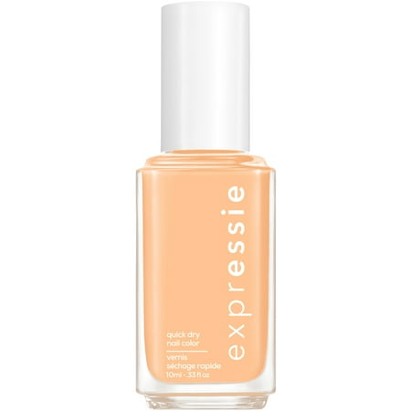 essie Expressie Quick Dry 8 Free Vegan Nail Polish, Apricot Yellow, 0.33 fl oz Bottle