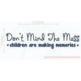 thumbnail image 2 of Children Making Memories Mess Best Vinyl Lettering Quote Family Wall Decals Stickers 23x5-Inch Deep Blue, 2 of 5