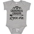 thumbnail image 3 of Inktastic Grandma Grandpa Love Me Arrow Boys or Girls Baby Bodysuit, 3 of 5
