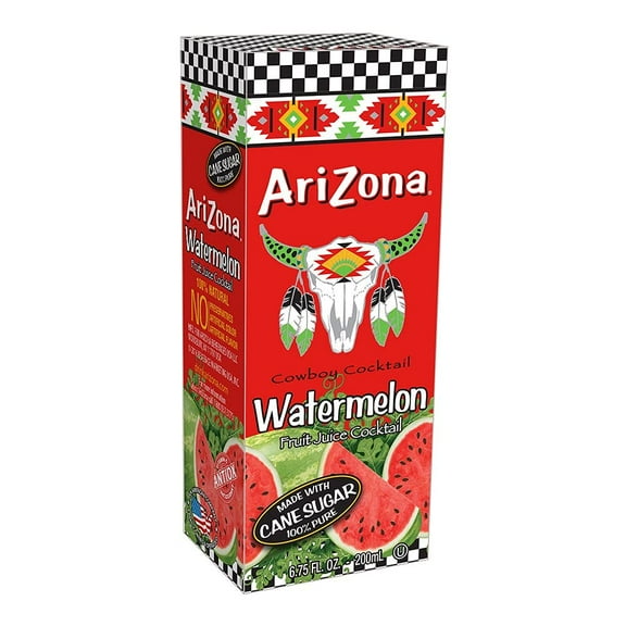 Arizona Watermelon Drink, 6.75 Fl Oz Tetra Box (Pack Of 32)