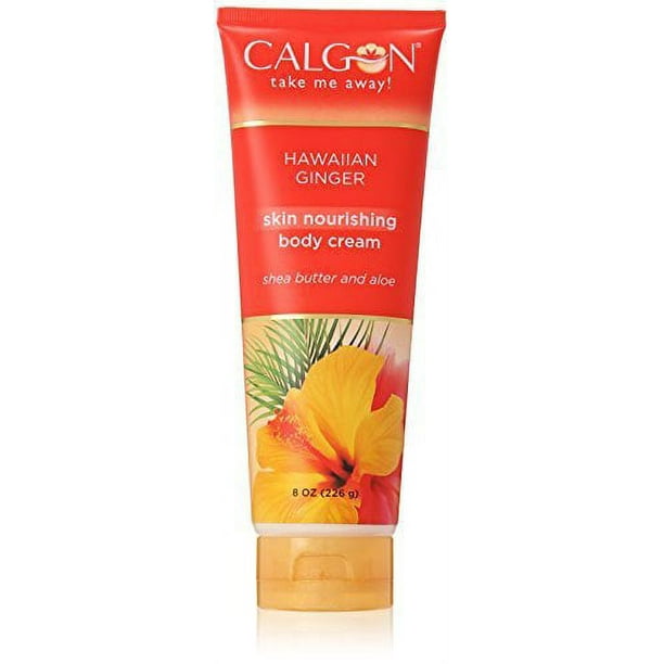 Calgon Hawaiian Ginger Skin Nourishing Body Cream for Women, 8 Ounce