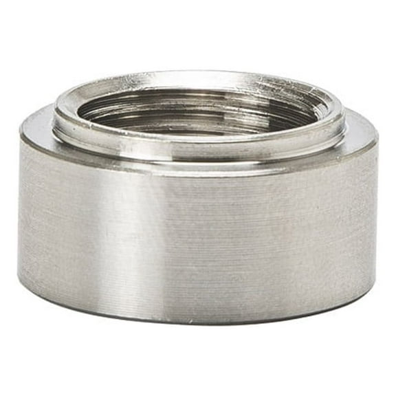 GlowShift 1/8-27" NPT Aluminum Weld-In Bung Female Gauge Adapter