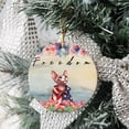 thumbnail image 3 of Freedom Sphynx on Independence Day 4th of July Ceramic Round Ornament Cat Lover Kitten Owner Gifts Idea Home Tree Decor - 01005, 3 of 5