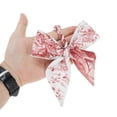 thumbnail image 4 of Unique Bargains 1 Pc Trendy Bow Scarf Letter A Handbag Charm Decorative Keychain Red, 4 of 5