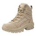 thumbnail image 1 of Men's Ankle Boots Comfortable Breathable Hiking Camping Durable Non- Side Zipper Work Boots for All-Day Use, 1 of 9