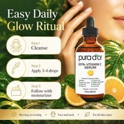 PURA DOR 20% Vitamin C Serum, 4 Fl Oz