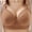 Khaki bras, variant on Pimelu Bras for Women Push Up Bras Womens Large Size Bra Comfy Full Coverage Gathered Together Underwire Bras for Seniors Wirefree Push up Everyday Bras Underwear