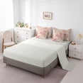 thumbnail image 5 of Homewish Vintage Floral 7pcs Bedding Comforter Set,Colorful Natural Plant Queen Bedding Sets,Red Gray Queen Sheet Sets For Girls,Breathable Home Decor Reversible, 5 of 8