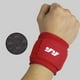 thumbnail image 1 of Muñequera de baloncesto de goma de nailon, pulseras suaves ajustables transpirables, banda de mano, banda para el sudor para Fitness en negro, azul, morado y rojo, 1 of 5