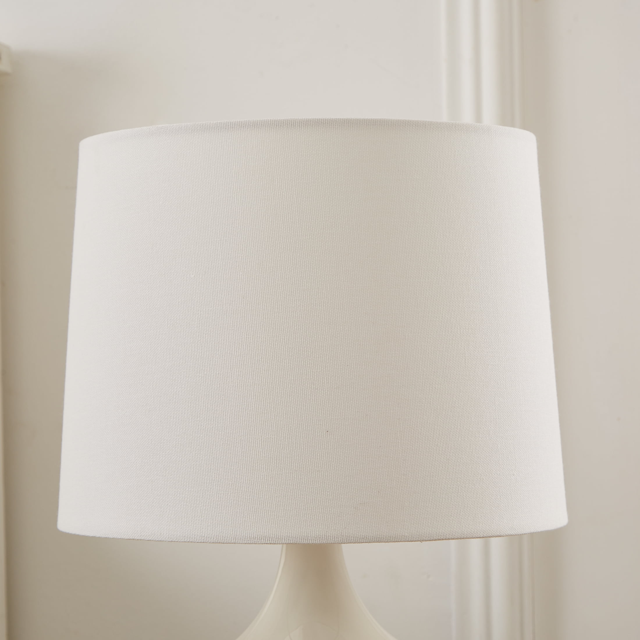 Better Homes & Gardens 17"H Reactive Glaze Ceramic Table Lamp with White Fabric Shade