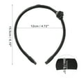 thumbnail image 3 of Unique Bargains 1 Pc Fashion Chain Knotted Headband for Women for Girls 6.10"x0.79" Black, 3 of 4