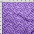 thumbnail image 3 of oneOone Georgette Viscose Purple Fabric Florals Sewing Craft Projects Fabric Prints By Yard 42 Inch Wide, 3 of 4