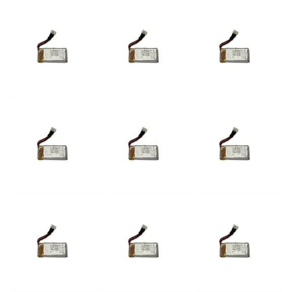 9 x Quantity of Helicopter Quadcopter Airplane Boat Car Controller 3.7v 350mAh 25c Lipo Battery Rechargeable Power Pack HM-V100D03BL-Z-12