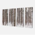 thumbnail image 2 of Dense Pine Forest in Winter - Landscape Canvas Art Print, 2 of 3