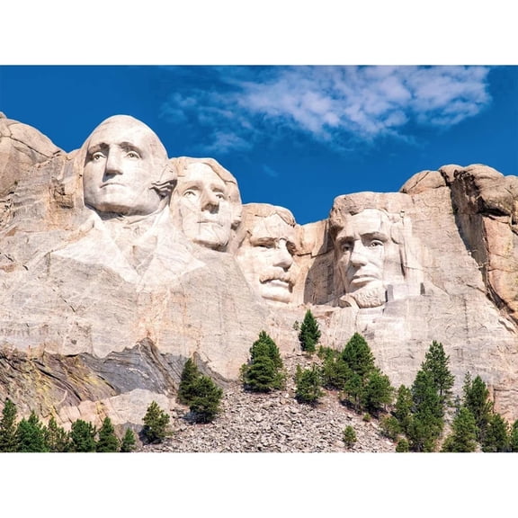 Bits and Pieces Jigsaw Puzzle Mount Rushmore 500 Piece for Adults 18" x 24"