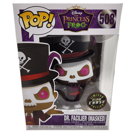 Funko POP! Princess and the Frog CHASE Dr. Facilier (Masked) #508 [Glows in the Dark] Exclusive