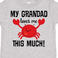 thumbnail image 4 of Inktastic Grandad Loves Me Grandchild Crab Boys or Girls Toddler T-Shirt, 4 of 5