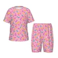 thumbnail image 1 of Balery Donut Conjunto de Pijama Infantil de Manga Corta con Estampado – Ropa de Dormir de Algodón Suave-3X-Large, 1 of 6