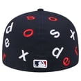thumbnail image 4 of Men's New Era Navy Boston Red Sox Team Confetti 59FIFTY Fitted Hat, 4 of 5
