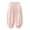 Pink#9527, variant on BOOMNY Girl's Baggy Harem Pants Wide Leg Pants for Kids Trendy Elastic Waist Solid Lightweight Trousers With Pockets