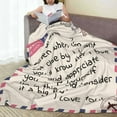 thumbnail image 5 of Gifts for Sisters Birthday, Sisters Gifts from Sister, Personalised Soft Lightweight Throw Blanket, Mothers Day Christmas Blanket Gift for Sister, I Love You Sister Blanket 50" x 40", 5 of 5