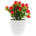 thumbnail image 1 of GOOHOCHY Planta de fresa artificial en maceta, adorno de fruta falsa para decoración de interiores y exteriores, delicado bonsái de fresa para bodas y fiestas., 1 of 8