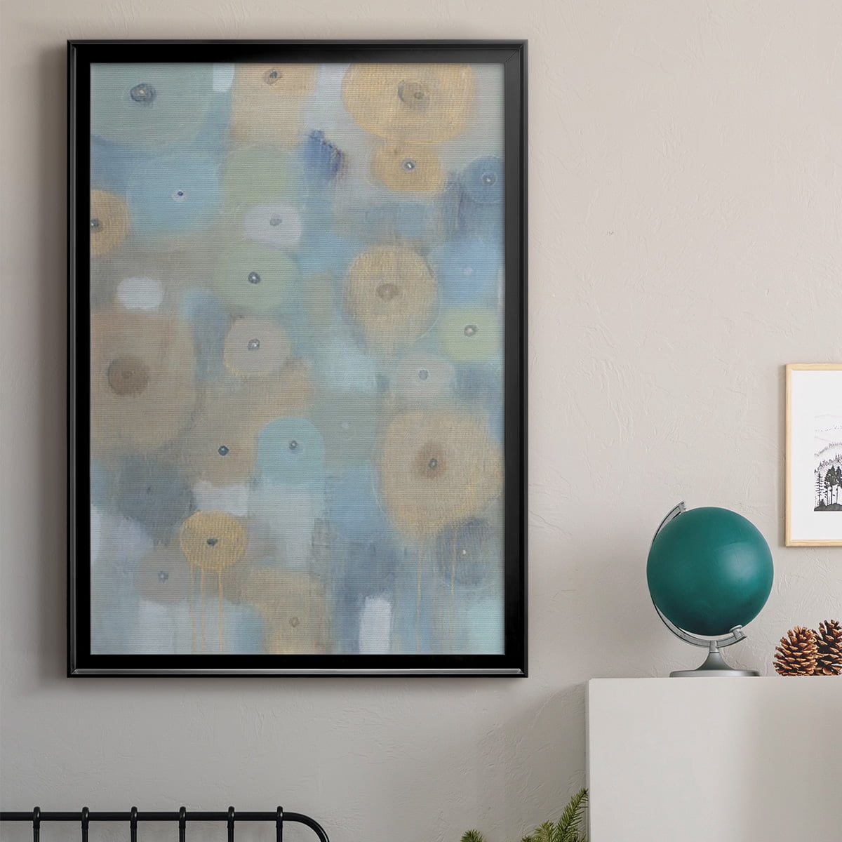 Spinning Wheels II Premium Framed Print, in Gold, Black, or Silver - Ready to Hang