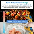 thumbnail image 3 of Etekcity Lasergrip 1025D Digital Dual Infrared Laser Thermometer, 3 of 9