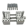 thumbnail image 3 of Mini tornillo de banco, tornillo de banco de mesa plano, compacto, mordaza ajustable, mini tornillo de banco práctico para pasatiempos, esculturas, re, 3 of 9