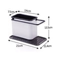 thumbnail image 5 of Organizador de soporte de esponja para fregadero de almacenamiento de utensilios de cocina para almacenar el organizador del fregadero soporte de utensilios de cocina para fregaderos TUNC Sencillez, 5 of 5
