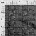 thumbnail image 2 of oneOone Viscose Chiffon Gray Fabric Text Craft Projects Decor Fabric Printed By The Yard 42 Inch Wide, 2 of 5