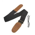 thumbnail image 4 of Correa de Guitarra de Cuero Negro Para Bajo Baoblaze, 4 of 8