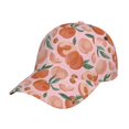 thumbnail image 1 of Fotbe Painting Peach Gorro Clásico de Béisbol, Gorra Ajustable con Broche Snapback, Gorro de Exterior de Algodón Suave, 1 of 6