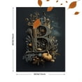 thumbnail image 3 of Rustic Alphabet B Canvas Print, Suitable for Living Room, Dining Room, Bedroom, Office, Autumn Harvest Decor, 3 of 8