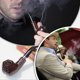 thumbnail image 2 of Pipa para fumar tabaco de madera, pipa de tabaco de seis esquinas tallada a mano, pipa de cigarro para hombres, regalos de tabaco, negocios, 2 of 5