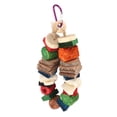 thumbnail image 1 of Parrot Corn Cob Toy Boredom Relief Colorful Parrot Chewing Toy Bird Nest Hanging Toys for Rabbit Hamster, 1 of 9
