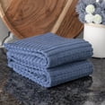 thumbnail image 6 of RITZ Royale Collection 100% Combed Terry Cotton, Oversized Kitchen Towel Set, 2-Pack, Solid, Federal Blue, 6 of 7