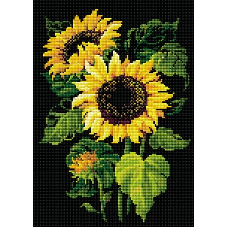 UPC: 4779046180118 | RIOLIS Diamond Mosaic Embroidery Kit 10.75 X15 -Sunflowers