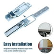 thumbnail image 3 of WEUVEB Heavy Duty Truck Tool Box Toggle Latch with Galvanized Metal Buckle Clip for Secure Storage, 3 of 5