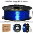 thumbnail image 5 of GEEETECH Shiny Silk Royal Blue 3D Printer PLA Filament Toughness Enhanced with 1.75mm Dimensional Accuracy +/-0.03mm, 1080 Feet per Roll, Vacuum Packaging, for Most 3D FDM Printer, 5 of 5