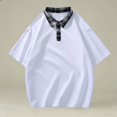 thumbnail image 2 of RMGVDSD Mens Golf Polo Shirts Casual Loose Fit Collared Short Sleeve T Shirt For Spring Summer Polo Shirts For Men Classic Fit Shirt Classic Golf Top, 2 of 6
