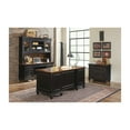 thumbnail image 2 of Martin Furniture Hartford Wood Credenza Office Desk Writing Table Black, 2 of 7