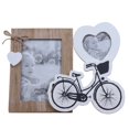 thumbnail image 1 of RV Marco de fotos combinado de bicicleta de 3 "y 6", marco de regalo creativo, accesorios para el hogar americano, pantalla de mesa oso de fresa Electrónica, 1 of 5
