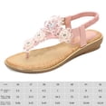 thumbnail image 2 of Sandalias de tanga de mujeres con arco Sandalias planas sandalias ortopédicas de verano se deslizan en sandalias casuales para interiores al aire libre, 2 of 9